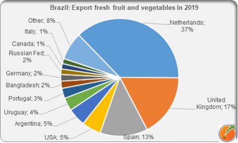 Brazil export frsh fruit and vegetables