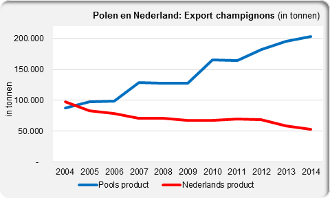 Export mushrooms Poland and the Netherlands