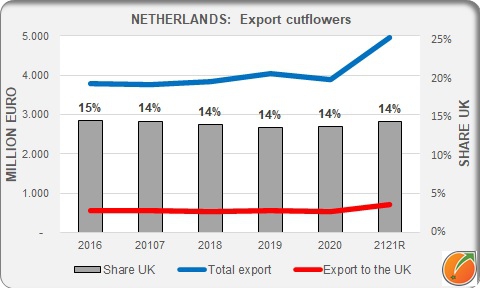 Netherlands export cutflowers