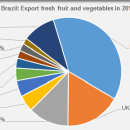Brazil export fresh fruit and vegetables in 2015