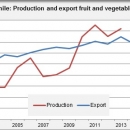 Chile production and export fresh fruit and vegetables
